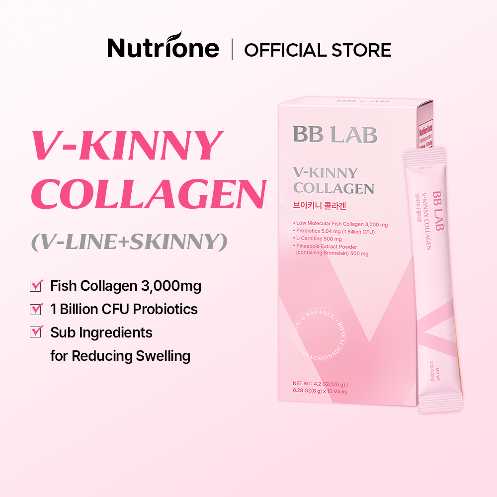 V-Kinny Debloat Collagen, 8g x 15 sticks, 1/2/3/4 boxes BB LAB