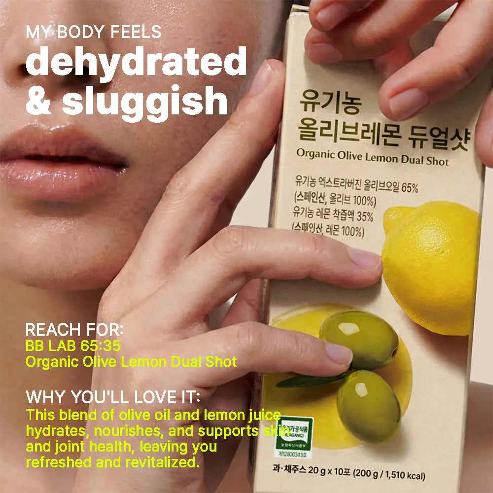 Organic Olive Lemon Dual Shot - Boost Your Wellness