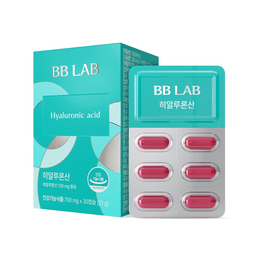 Hyaluronic Acid, 700mg x 30 capsules, 1/2/3/4 boxes BB LAB