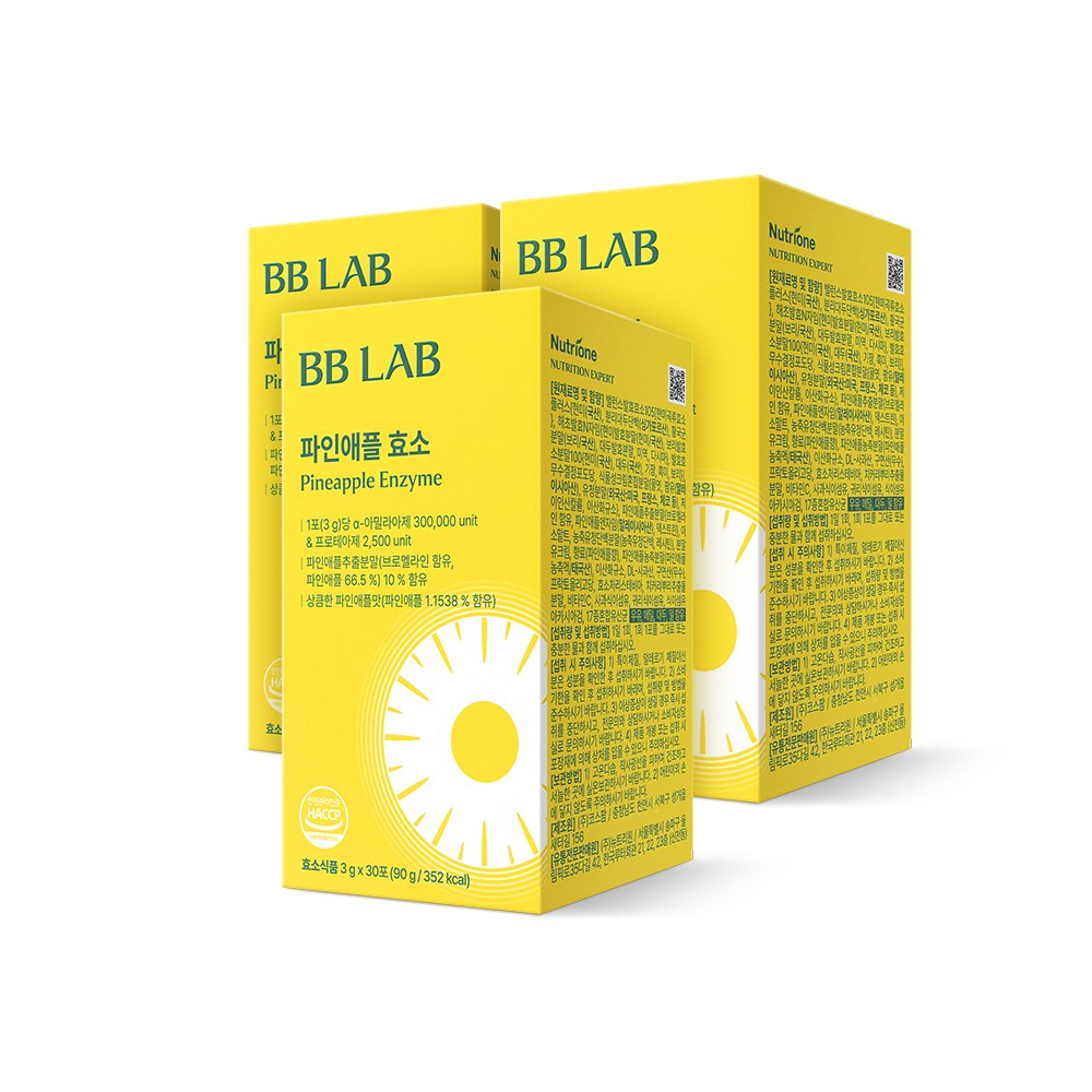 Pineapple Enzyme, 3g x 30 sticks, 1/2/3/4 boxes BB LAB