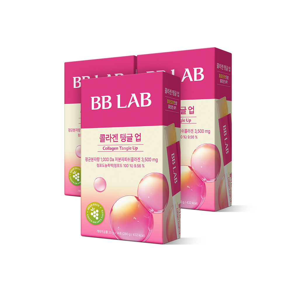 Collagen Tangle Up Jelly, 20g x 14sticks, 1/2/3/4 boxes BB Lab Global