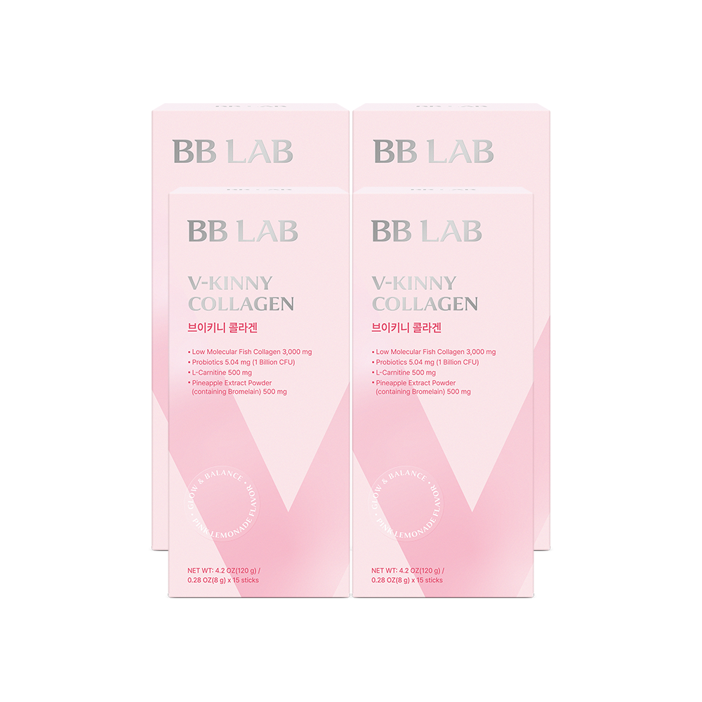V-Kinny Debloat Collagen, 8g x 15 sticks, 1/2/3/4 boxes BB LAB