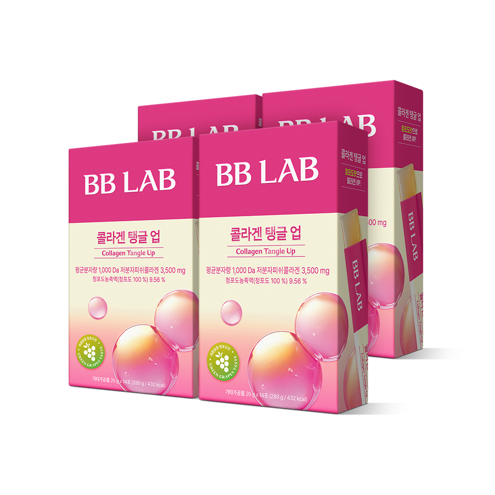 Collagen Tangle Up Jelly, 20g x 14sticks, 1/2/3/4 boxes BB Lab Global