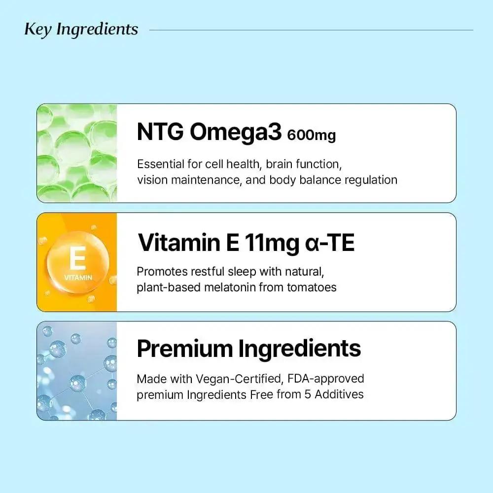 BB Lab Comprehensive Health Scento Mega Plant Based Omega, 31,025mg x 30 Capsules