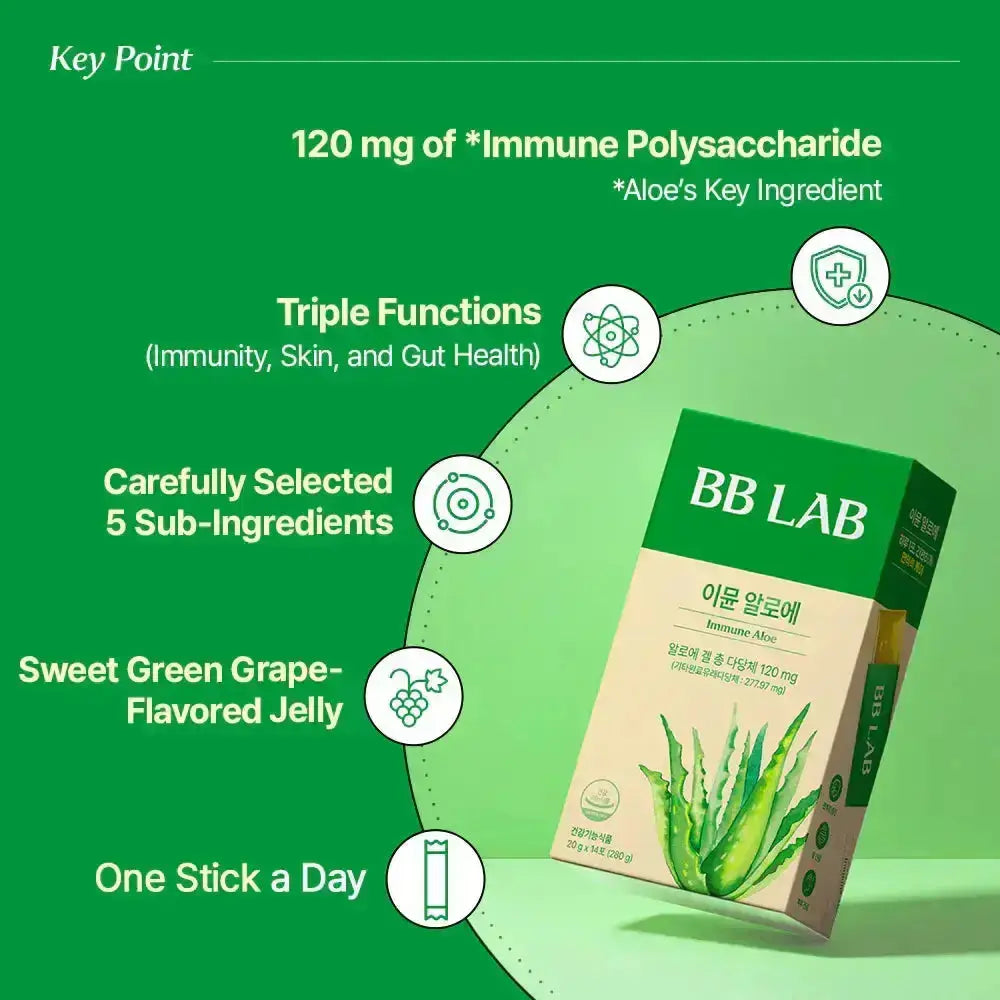 BB Lab Global Immune Aloe Jelly, 20g x 14sticks