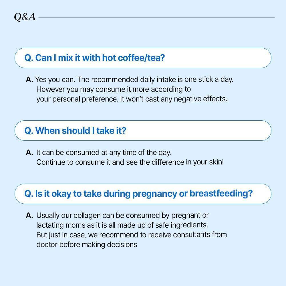 BB LAB Pure Collagen Q&A section
