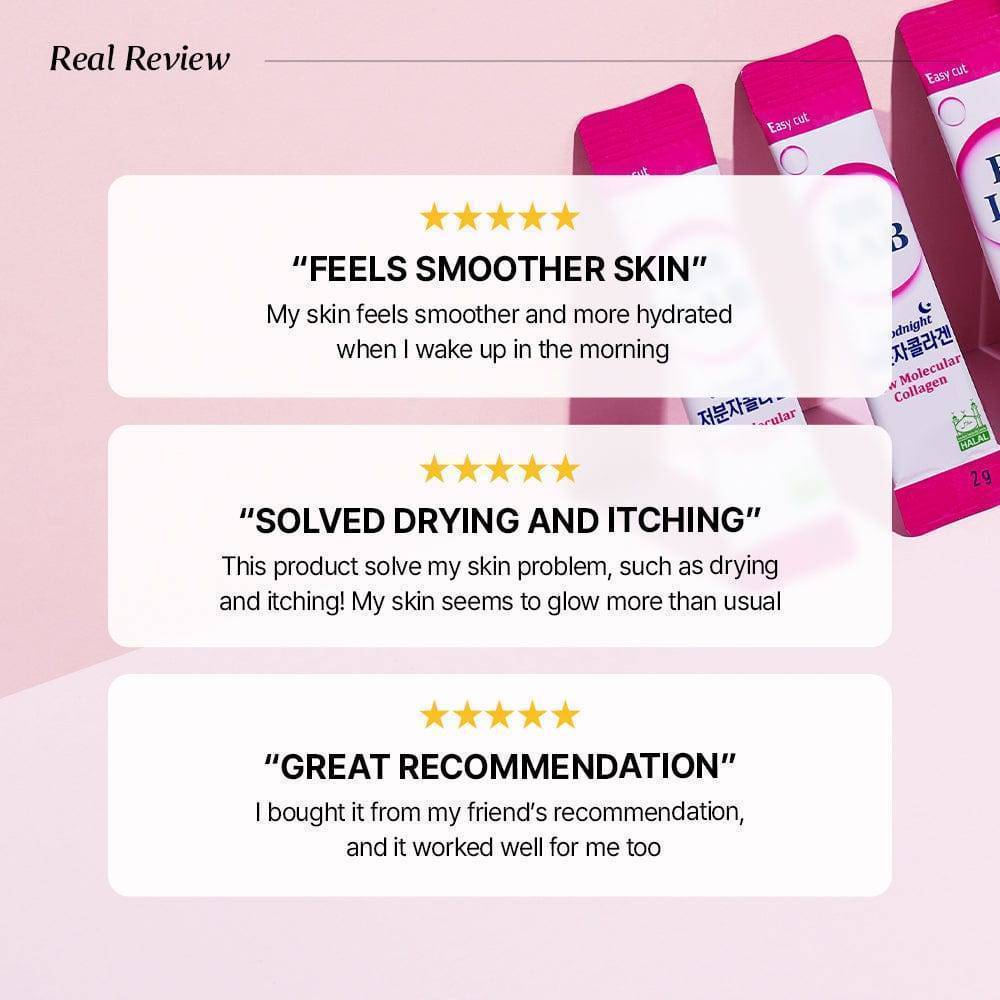 BB LAB Skin Health Good Night Collagen (Low-Molecular Weight Collagen), 30 sticks