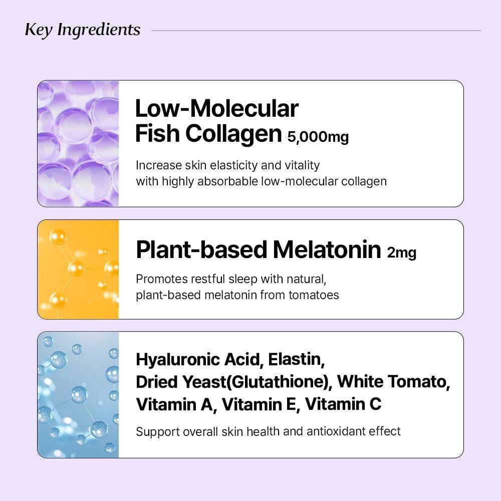 BB LAB Skin Health Low Molecular Collagen 5000 With Phyto Melatonin, 6g x 14 sticks