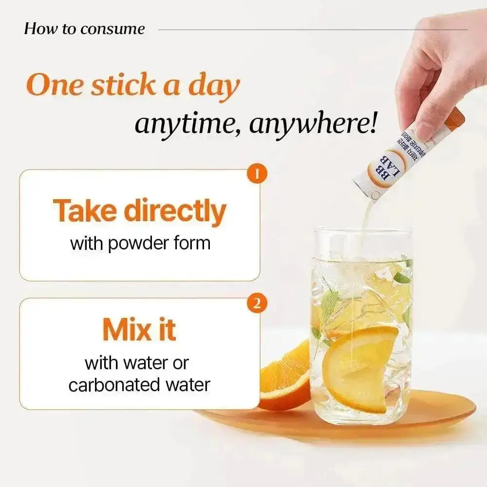 Instructions for consuming BB Lab collagen stick