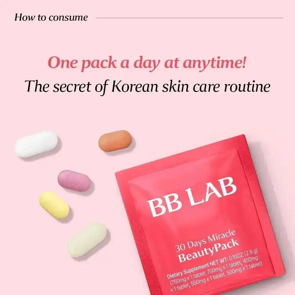 BB LAB Skin Health NUTRIONE BB LAB 30days Miracle Beauty Pack (5 tablets x 30 packs)