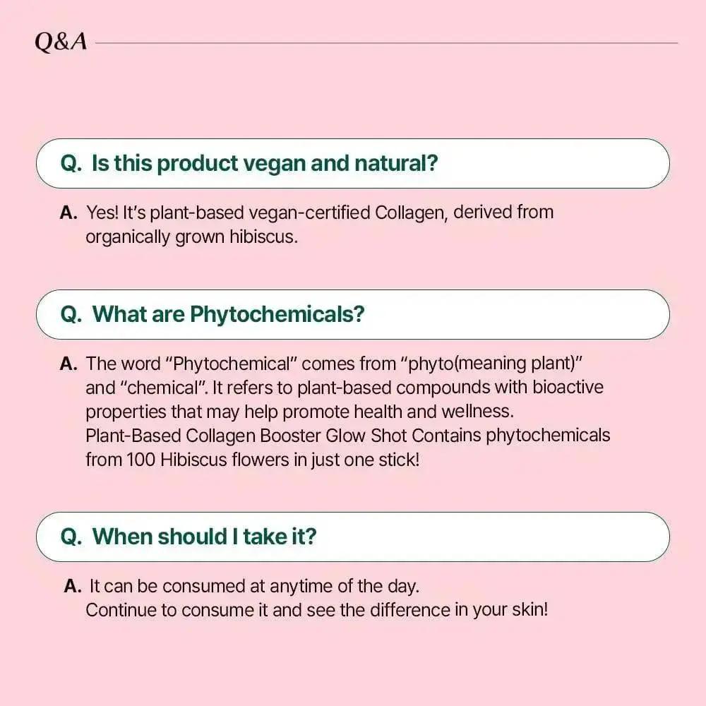 BB LAB Vegan Plant Collagen Booster Glow Shot, 15g x 14 sticks