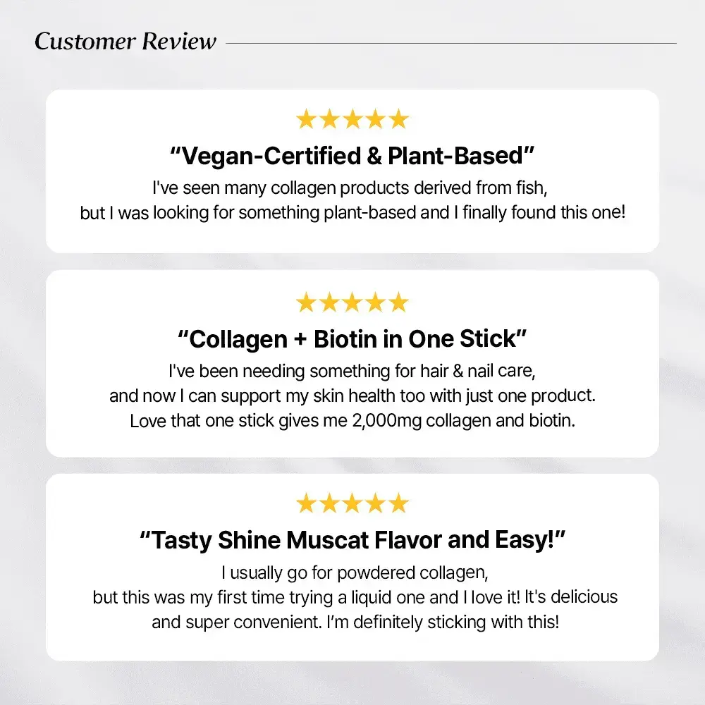 BB LAB Vegan Plant Collagen Booster Glow Shot, 15g x 14 sticks