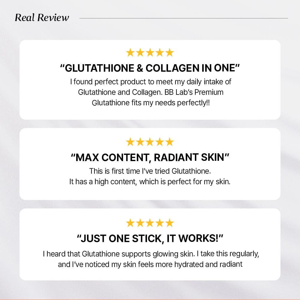 BB LAB Whitening Retinol C 1000 for Beauty & Glutathione Max Bundle (3 Boxes Each)