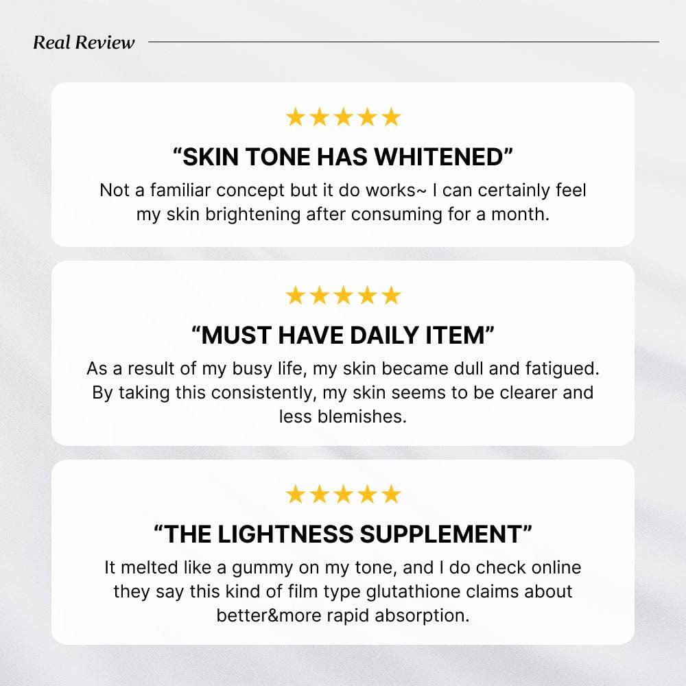 BB LAB Whitening Retinol C 1000 for Beauty & Glutathione White Film Bundle (3 Boxes Each)