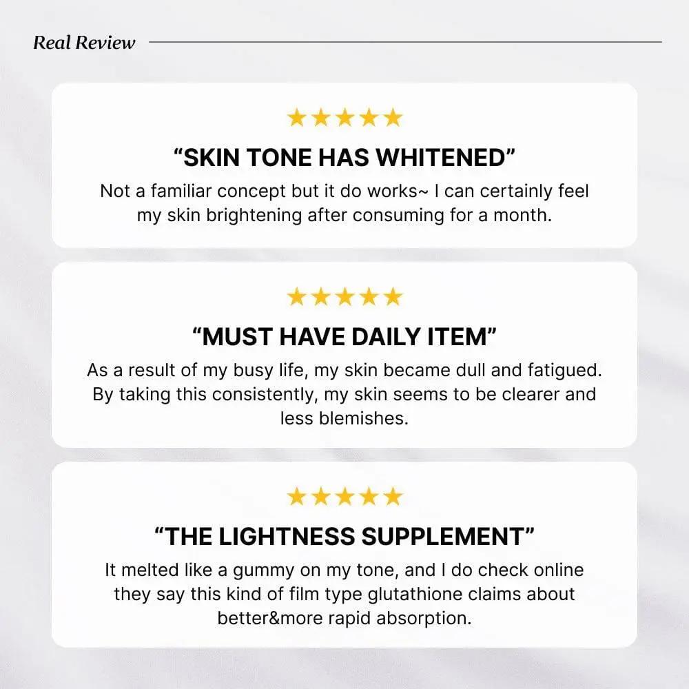 BB LAB Whitening Retinol C 1000 for Beauty & Glutathione White Film Bundle (3 Boxes Each)