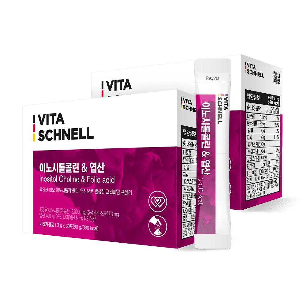 BB LAB Woman Care Vita Schnell Inositol Choline & Folic acid 30 sticks x 2box