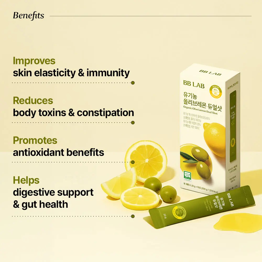 [Bundle] Organic Olive Lemon Dual Shot 65:35, 10 Sticks x 2box