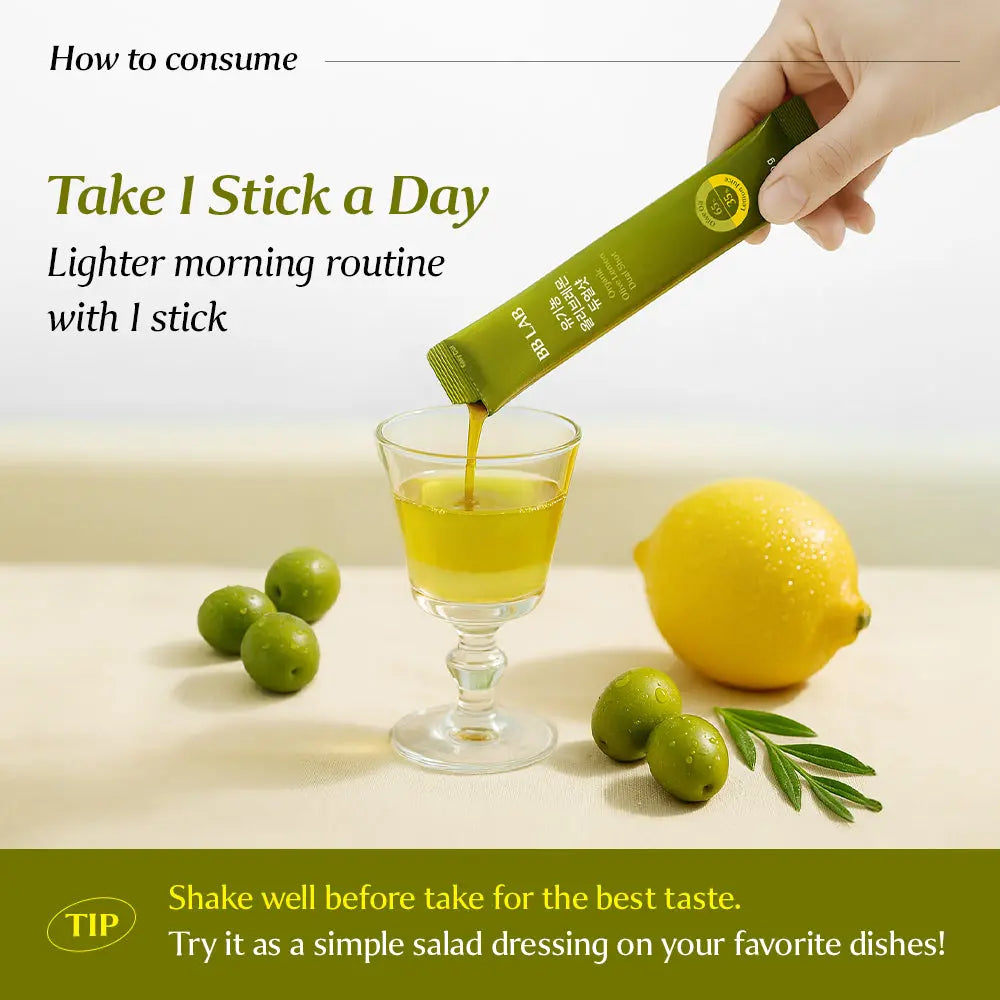 Organic Olive Lemon Dual Shot - Boost Your Wellness