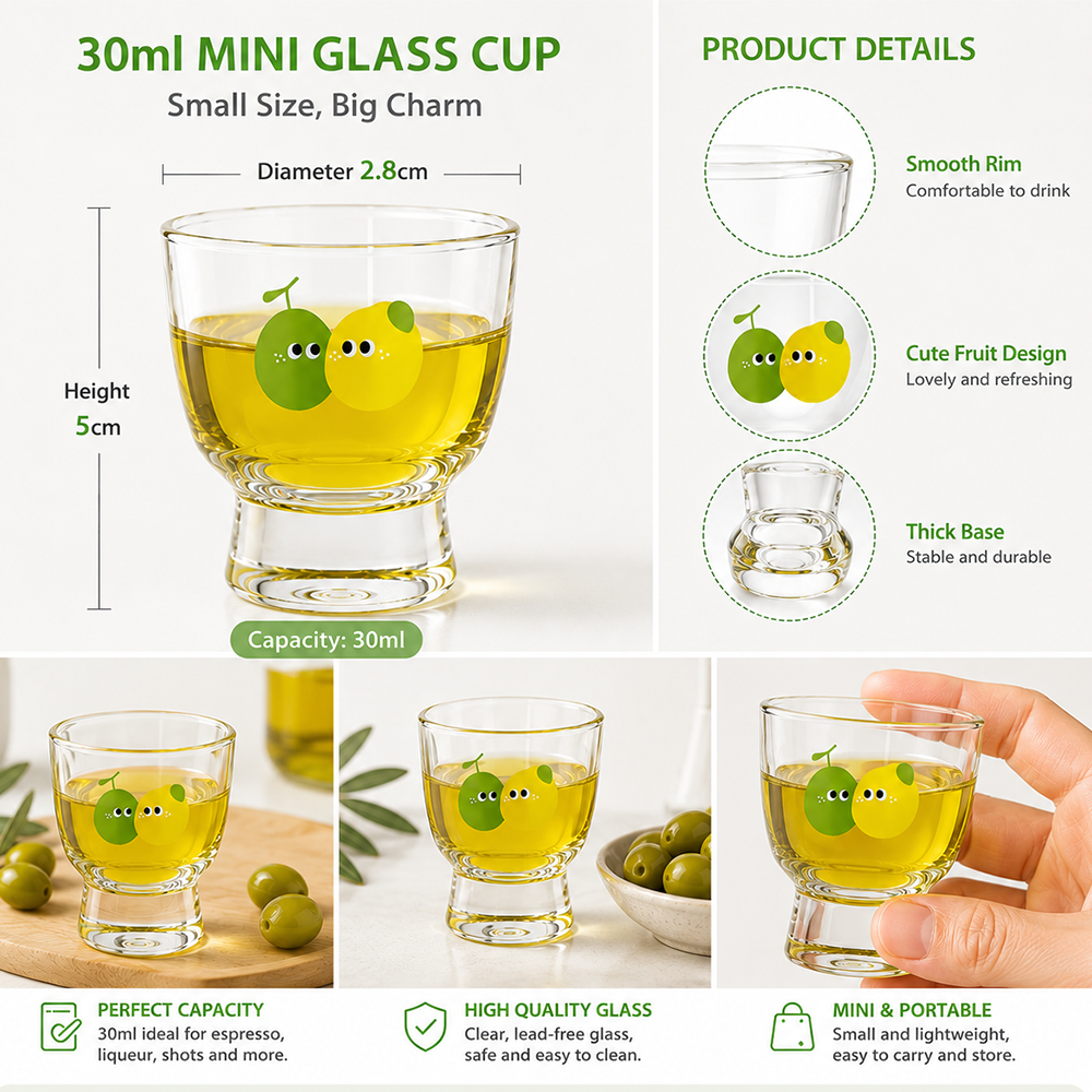[NOT FOR SALE] BB LAB Mini Glass Cup, 30ml, 100 Sets Only BB Lab Global