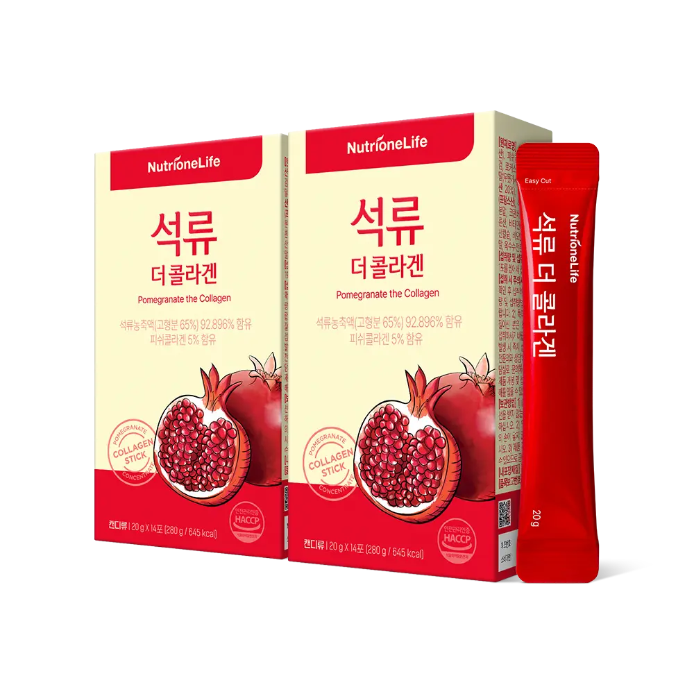 [Bundle] Pomegranate The Collagen Jelly, 14 sticks x 2box