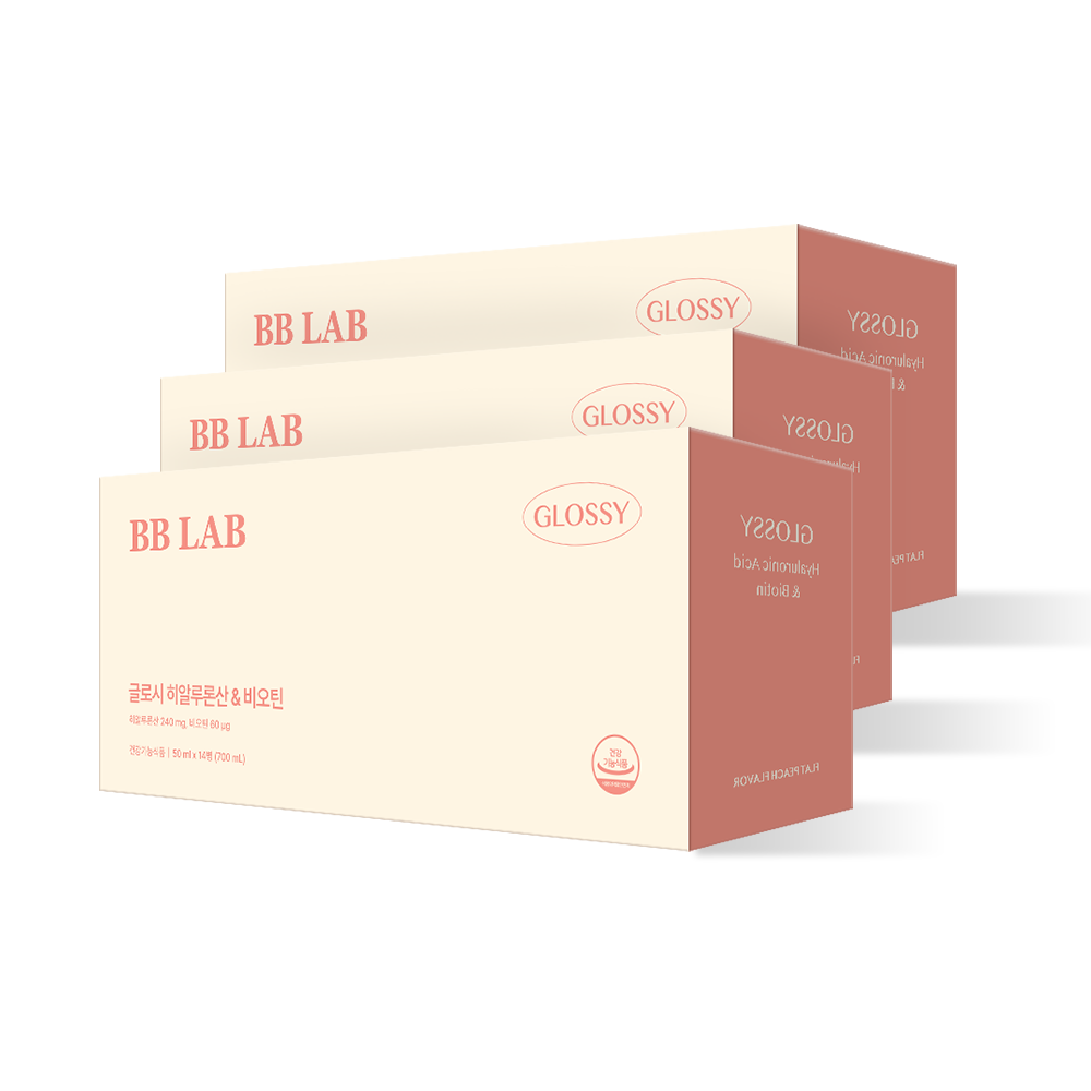 [Bundle] Glossy Hyaluronic acid & Biotin, 14 bottles x 3box