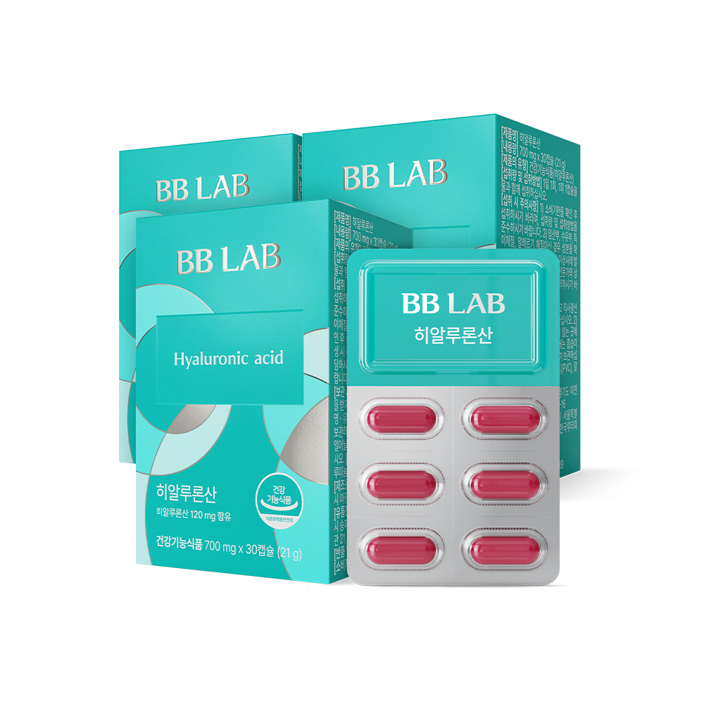 Hyaluronic Acid, 700mg x 30 capsules, 1/2/3/4 boxes BB LAB
