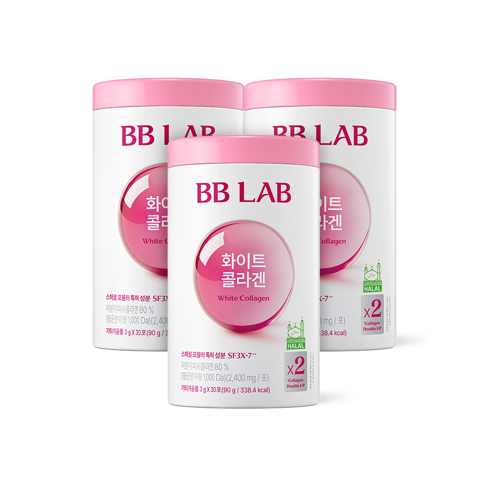 White Collagen, 3g x 30 sticks, 1/2/3/4 boxes BB LAB