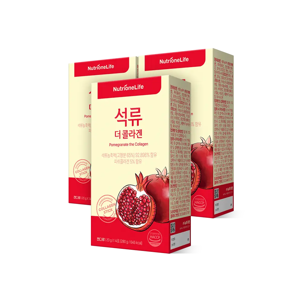 [Limited-Time Deal] Pomegranate The Collagen Jelly, 14 sticks x 3box