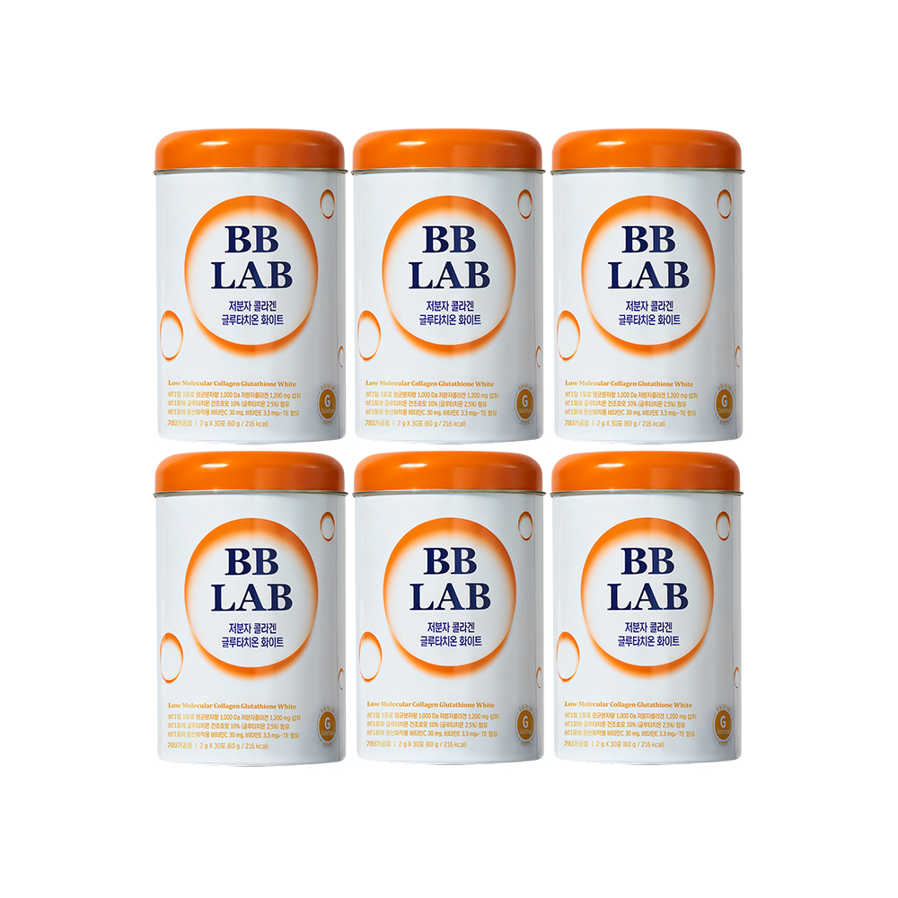 [Limited-Time Deal] Low-Molecular Collagen Glutathione White, 30 sticks x 6box