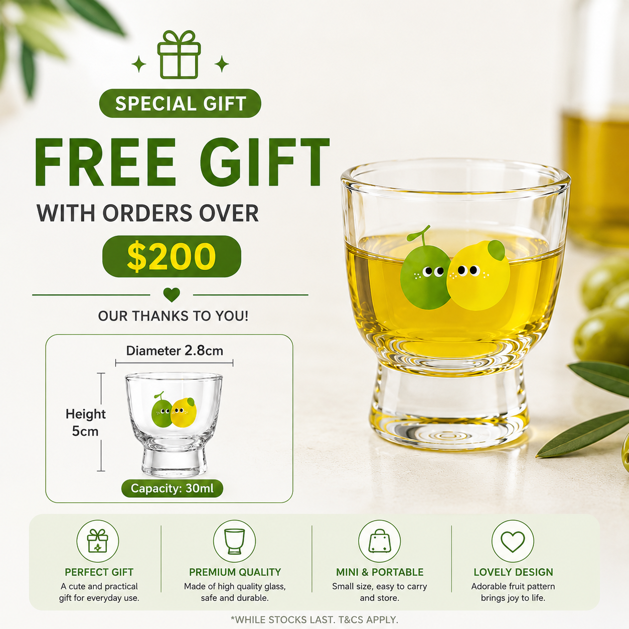 [NOT FOR SALE] BB LAB Mini Glass Cup, 30ml, 100 Sets Only BB Lab Global