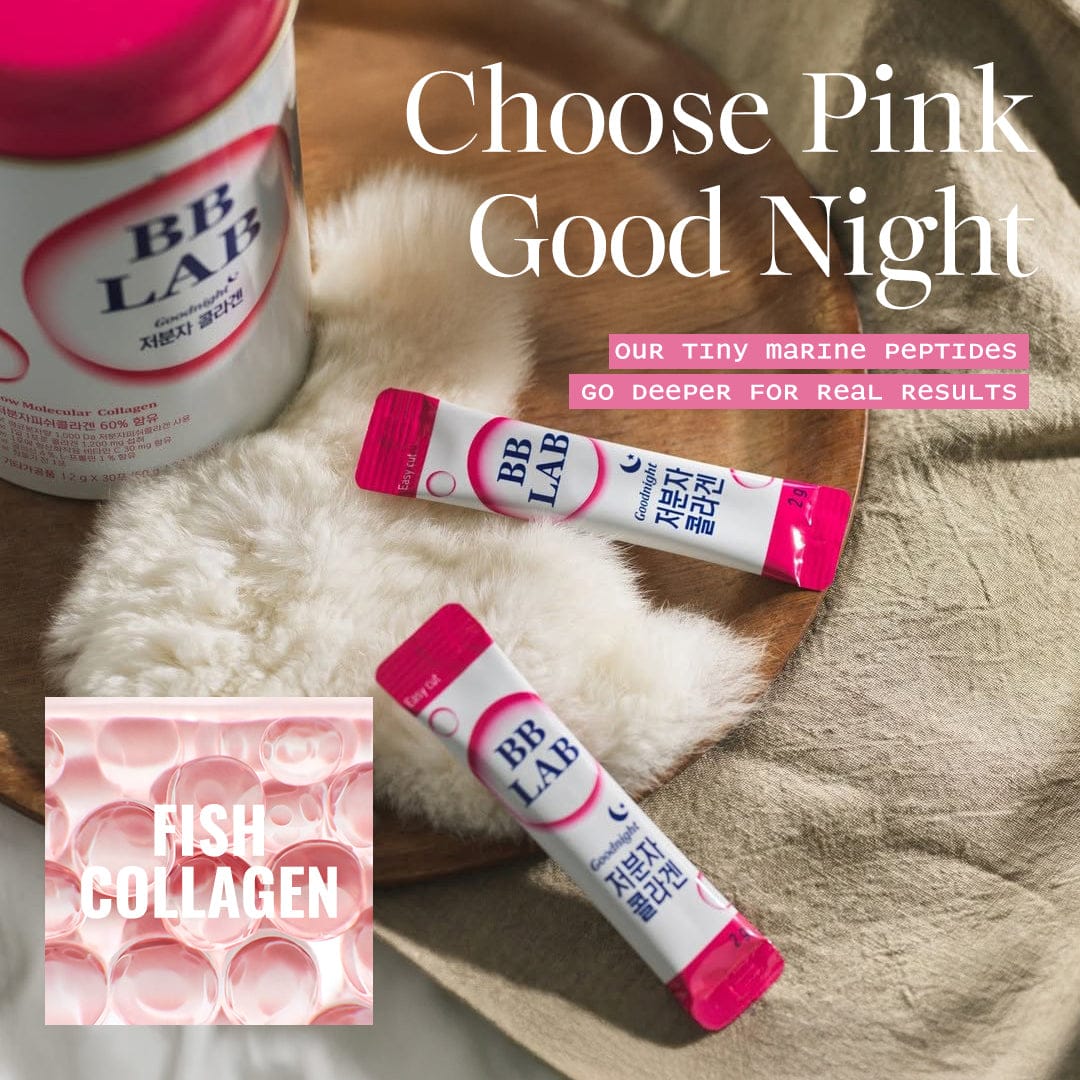 BB LAB Collagen Glow [Bundle] Good Night Collagen (Low-Molecular Weight Collagen), 30 sticks x 3box