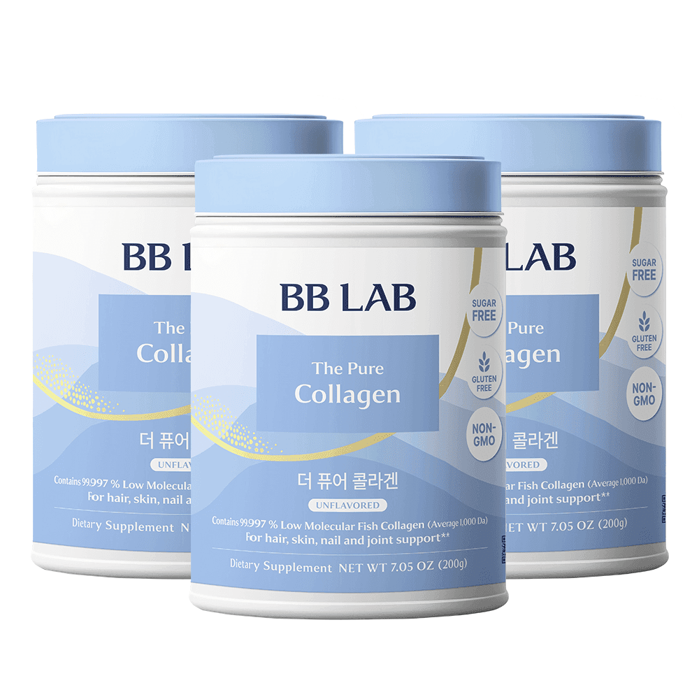 BB LAB Collagen Glow [Bundle] The Pure Collagen, 200g x 3box