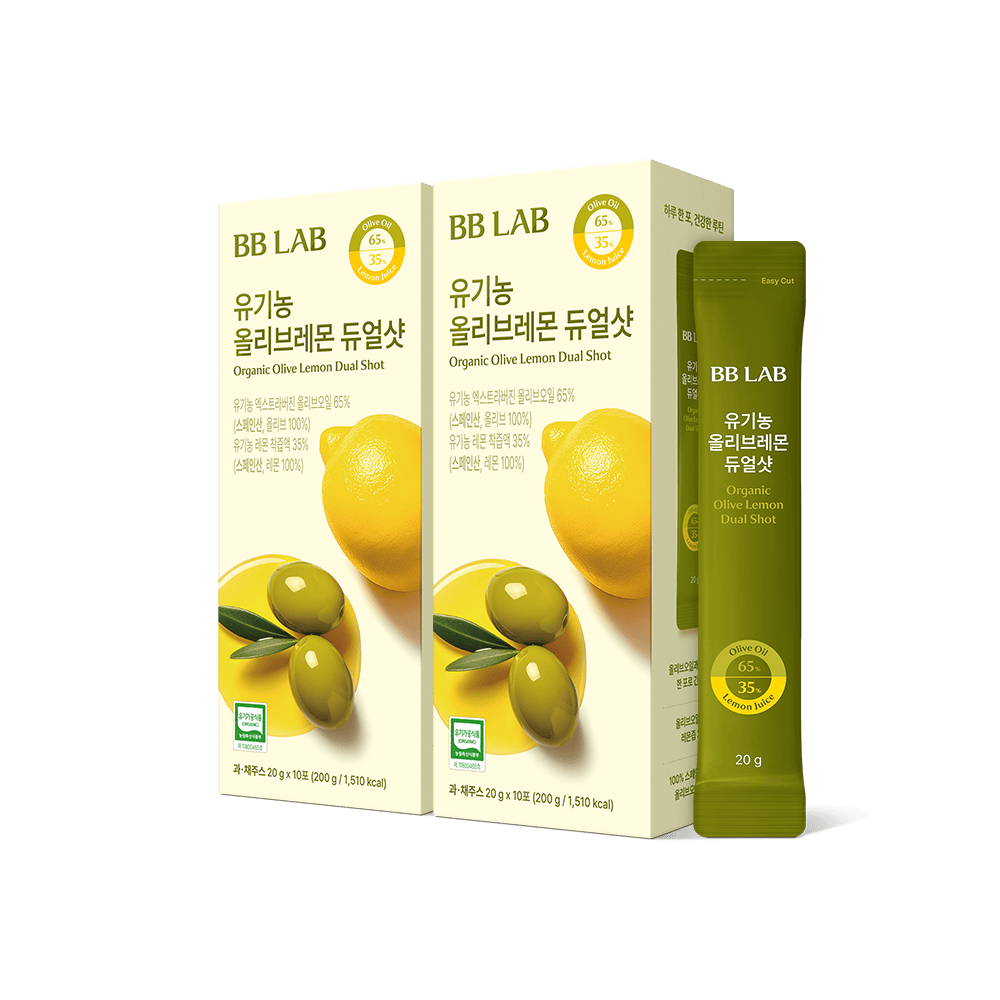 BB LAB Comprehensive Health [Product of The Week] Organic Olive Lemon Dual Shot, 10 Sticks x 2box