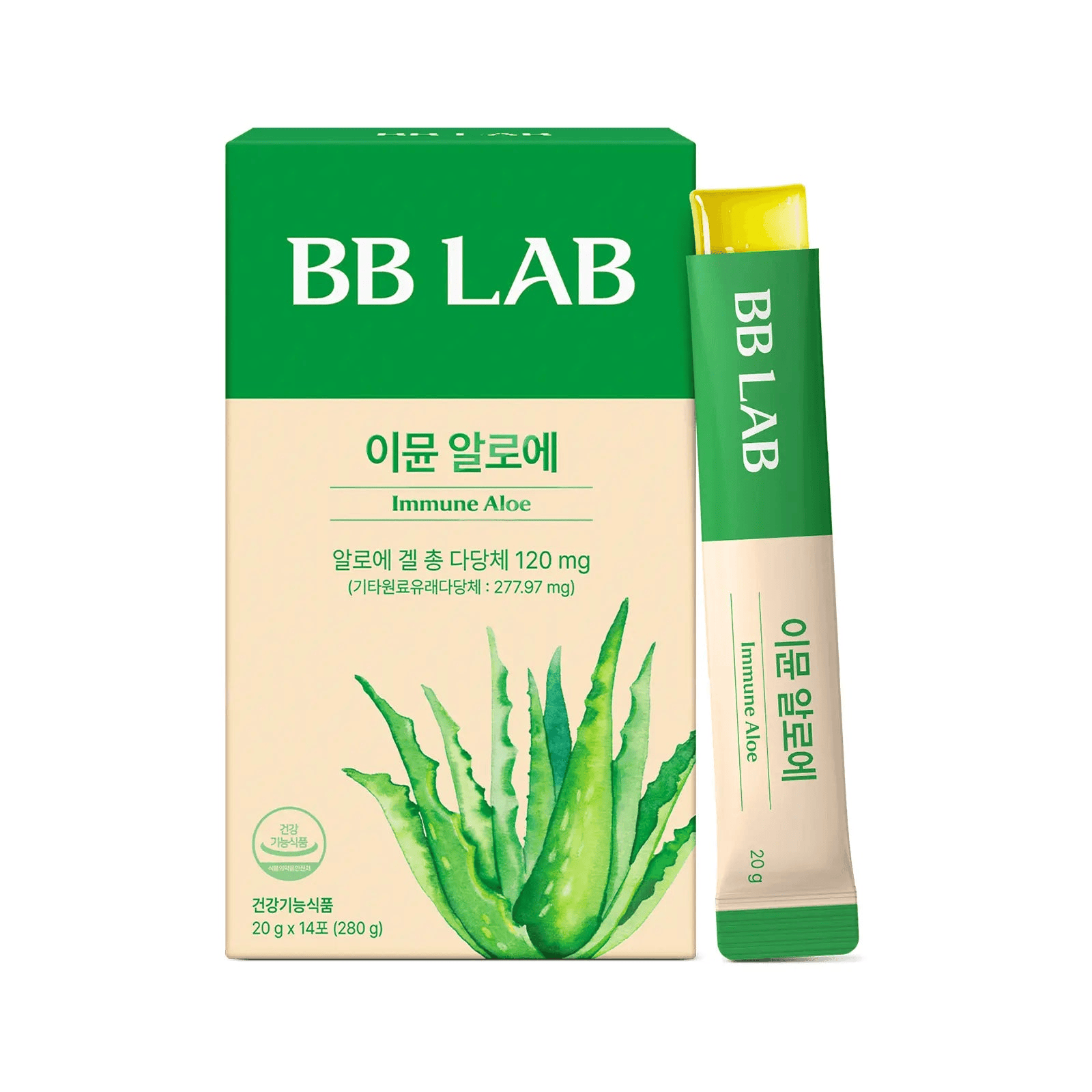 BB Lab Global Immune Aloe Jelly, 20g x 14sticks