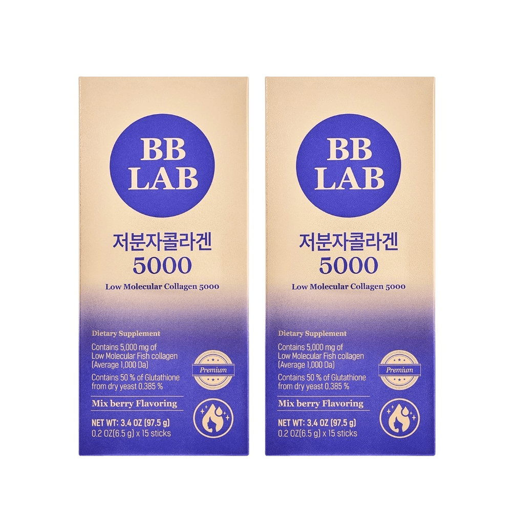 BB Lab Global Skin Health [Bundle] BB LAB Low Molecular Collagen 5000 (6.5g x 15 sticks) x 2box