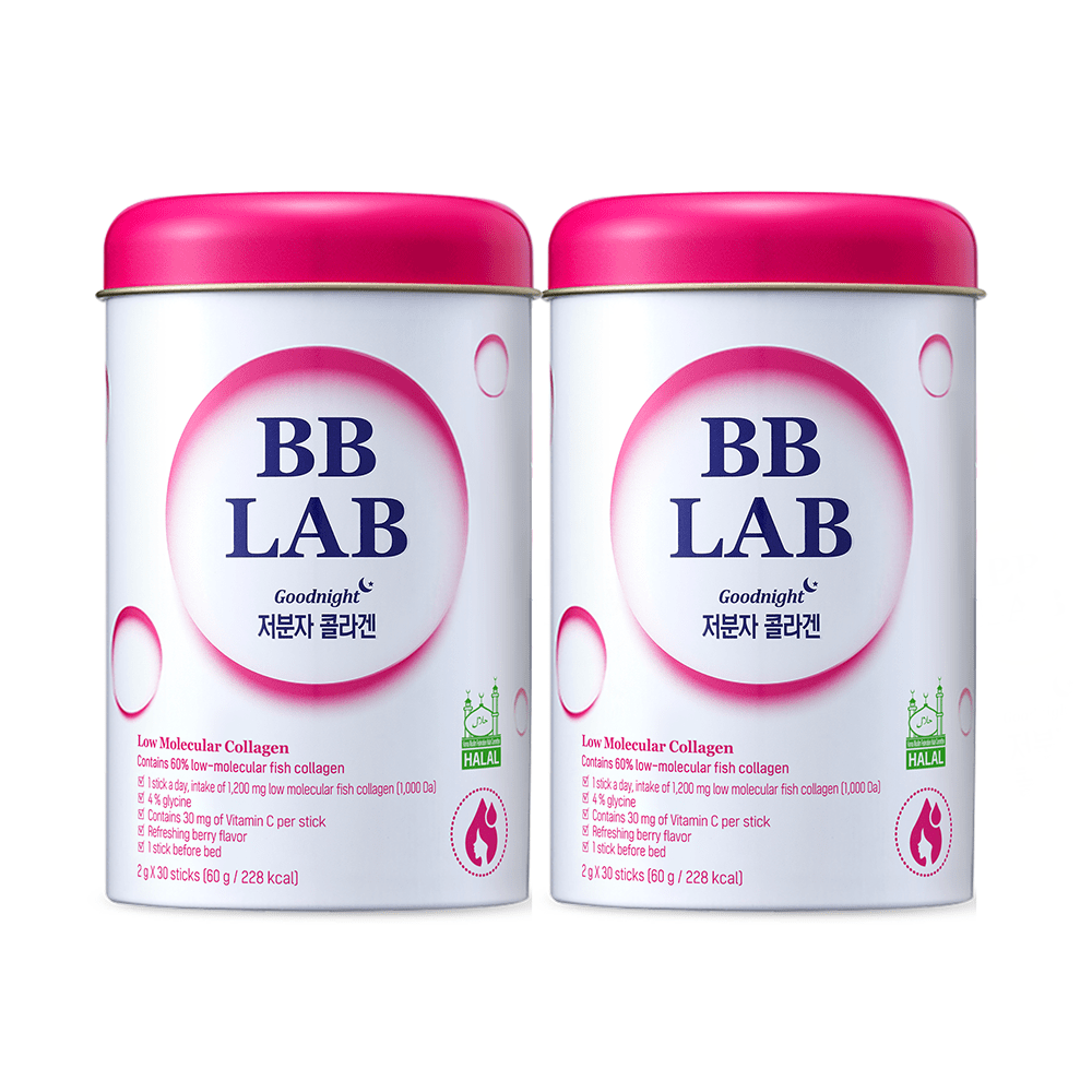 BB LAB Skin Health [Bundle] Good Night Collagen (Low-Molecular Weight Collagen) (2gx30 sticks) x 2box