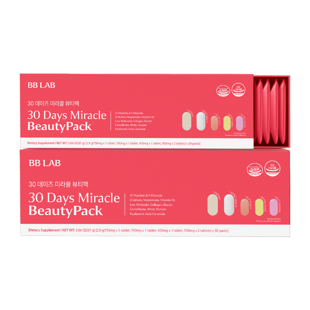 BB LAB Skin Health [Bundle] NUTRIONE BB LAB 30days Miracle Beauty Pack (5 tablets x 30 packs) x 2box