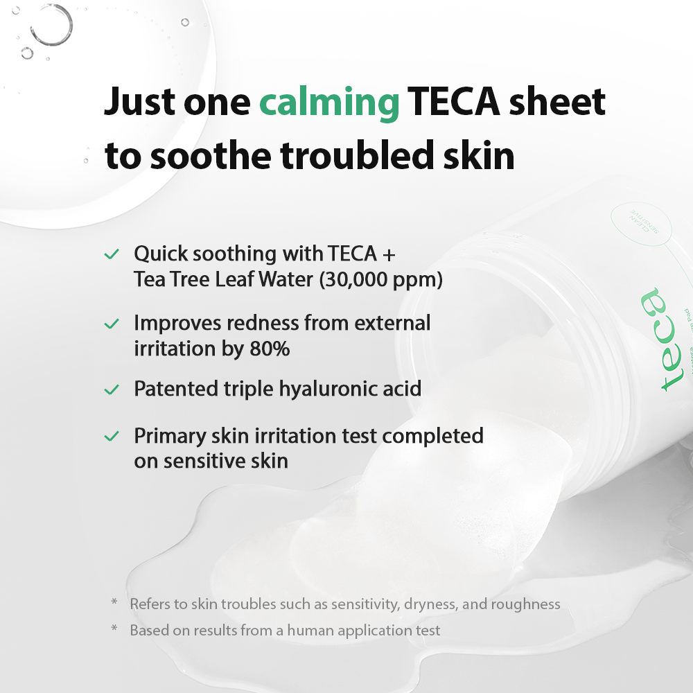 BB LAB Skincare Essentials [Bundle] MD's PICK tecateca Calming Gauze Pad 70 pads, 105ml x 2box