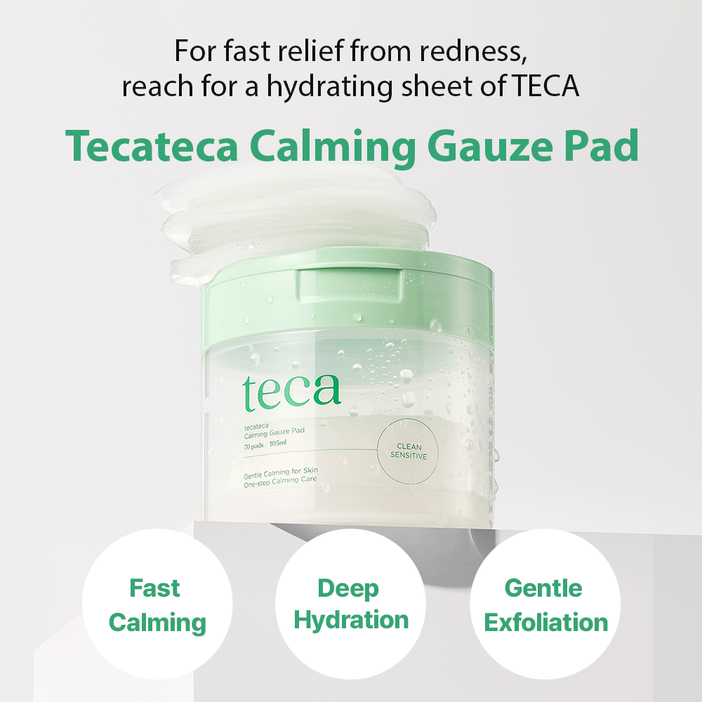 BB LAB Skincare Essentials [Bundle] MD's PICK tecateca Calming Gauze Pad 70 pads, 105ml x 2box