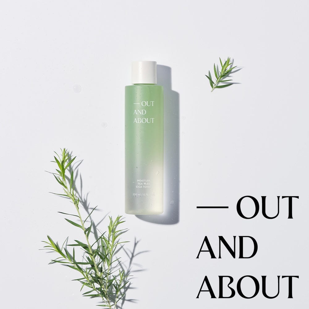 BB LAB Skincare Essentials [Out And About Set] OUT AND ABOUT Moisture Tea Tree Cica Toner 200ml & Brightening Collagen Serum 30ml