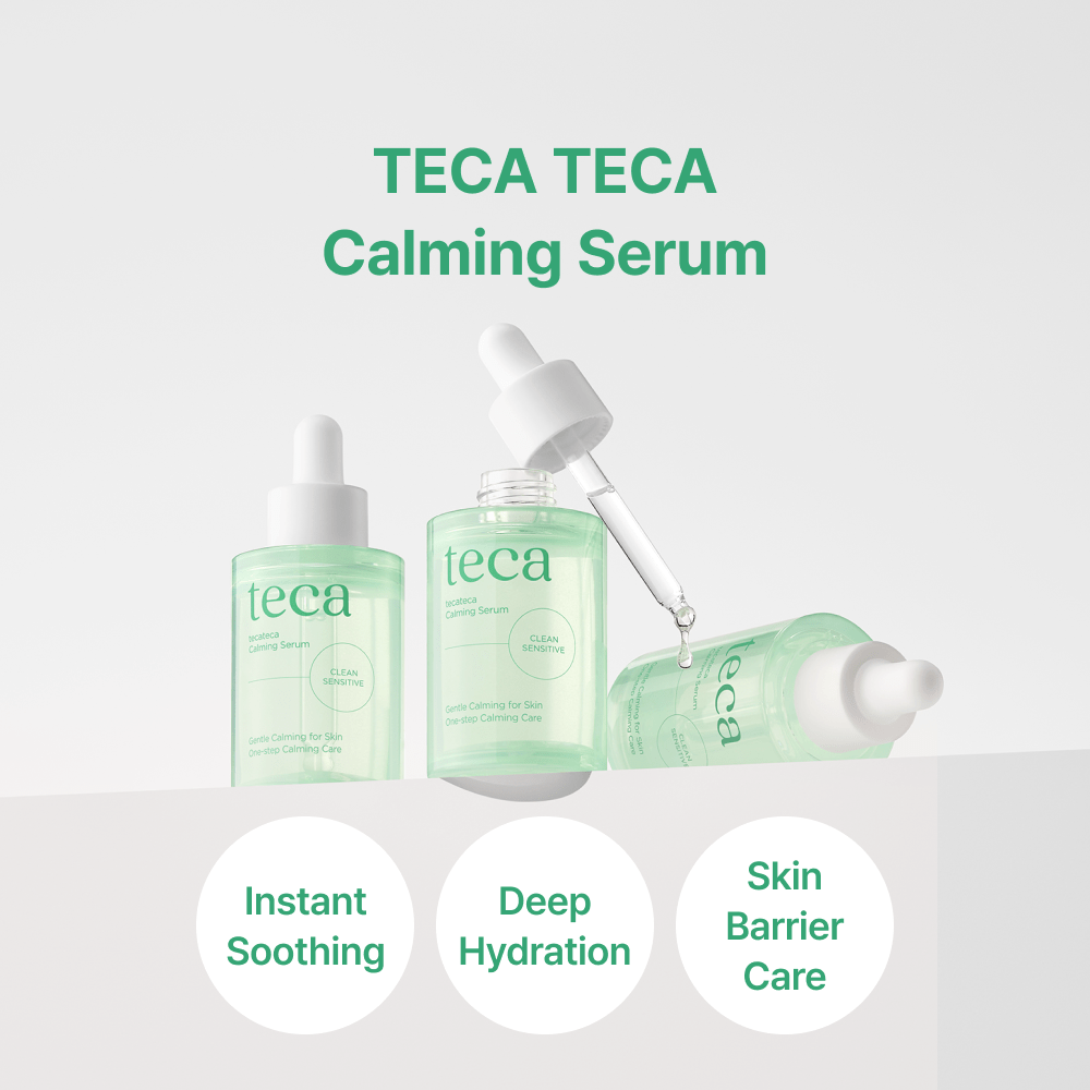 BB LAB Skincare Essentials [Teca Teca Set] MD's PICK tecateca Calming Serum 30ml & Calming Gauze Pad 70 pads, 105ml
