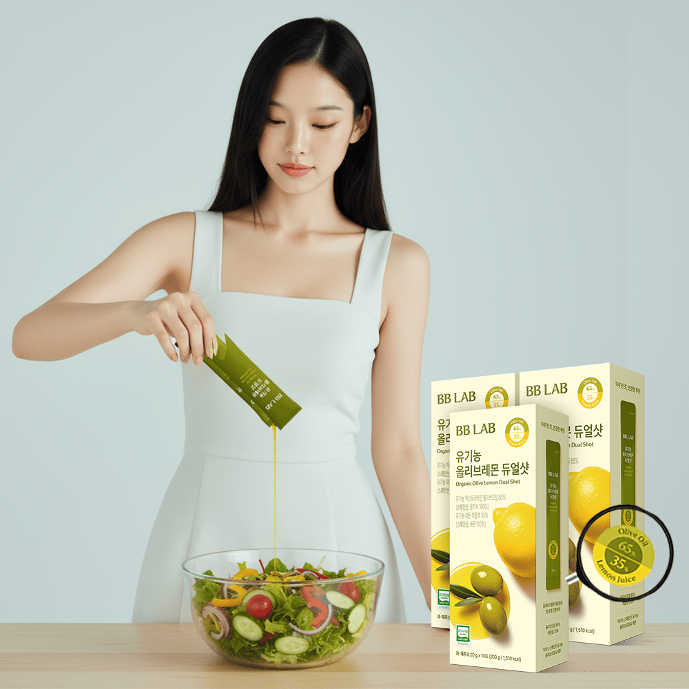 BB LAB Women's Daily Balance [Bundle] Organic Olive Lemon Dual Shot, 10 Sticks x 3box