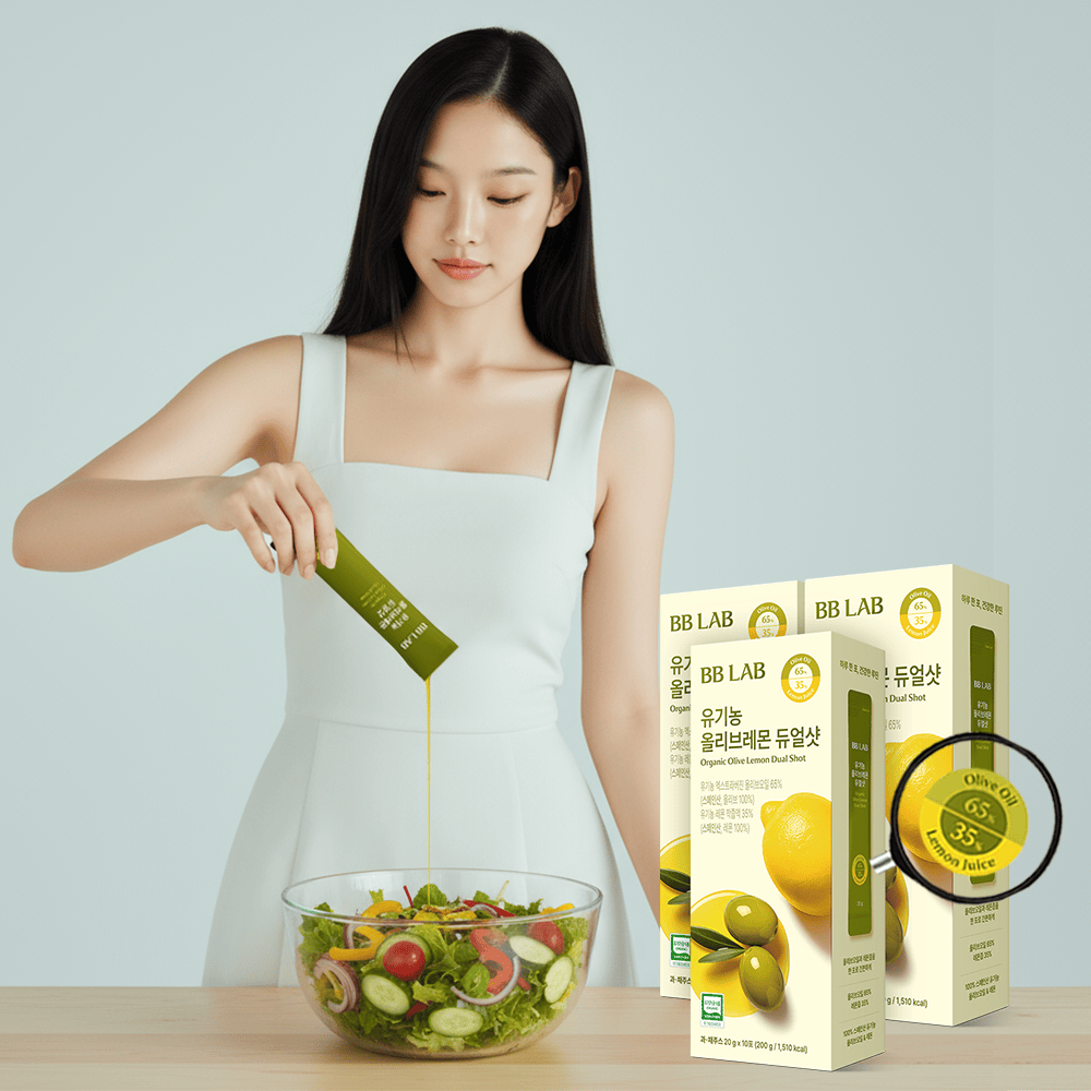 BB LAB Women's Daily Balance [Bundle] Organic Olive Lemon Dual Shot, 10 Sticks x 3box